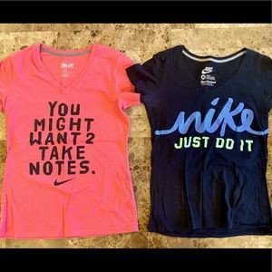 3 Nike T-shirt’s-women athletic